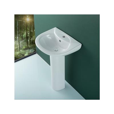 China WDSI Modern Pedestal Lavatory Designs For Popular Dining Room Oval Sink Countertop Pedestal Lavatory Basin for sale