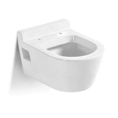 China Double-Flow WDSI Made In China WC Toilet Bowl Toilet Without Water Tank Wall Hung One Piece Toilet for sale