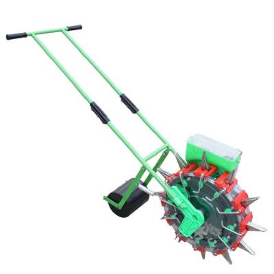 China Portable Cotton Seeder Soybean Peanut Maize Seeder Accurate Multifunctional Roller Push Hand Seed Planter for sale