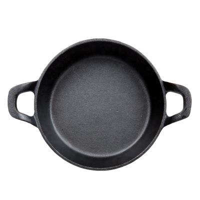 China Mini Baking Dish Pan Cast Small Viable Iron Kadai Dish Pan for sale