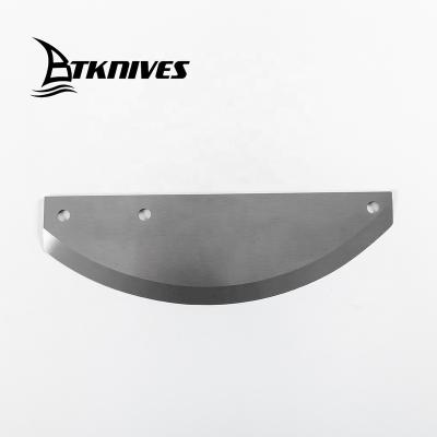 China Factory Sustainable Durable Stainless Steel Knife Arched Food Processing Vegetable Chopper Blade for sale