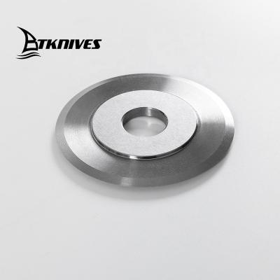 China Packaging Industry High Precision Hardened Chrome Alloy Fast Cut Crush Cutter Score Slitter Blade For Paper Foil for sale