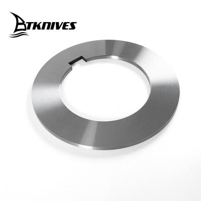 China Industrial Wear Resistance Custom Metallurgy Highs Circular Slitting Knives Round Rotary Slitter Blades for sale