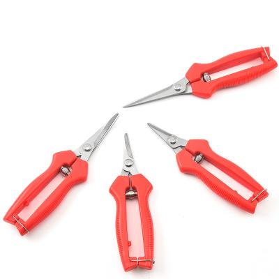 China Anti-Slip Handle Garden Shears Cutter Fruit Picking Weed Stainless Steel Pruning Tools Garden Tools Scissors for sale