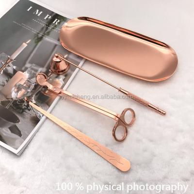 China The Bestselling Rose Gold Candle Wick Dipper, Candle Scissor Wick Trimmer Trimmer for sale