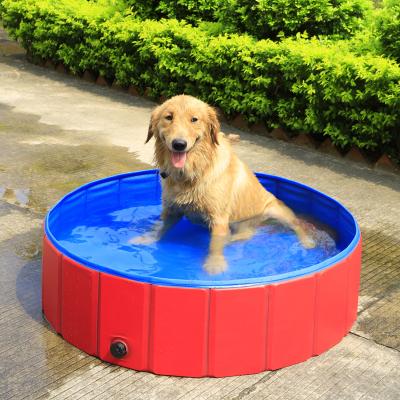 China Easy Install Collapsible Dog Pet Bath Pool Dog Pet Bathing Tub Kiddie Indoor Outdoor Folding Shower for Cats and Dogs Kids for sale