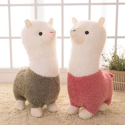 China Plush 2019 Custom Design Popular Soft Cute Alpaca Plush Toy for sale