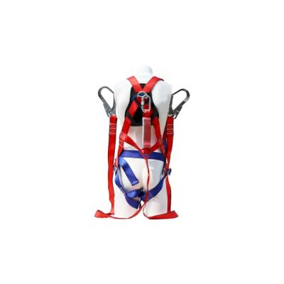 China Hot Selling Front And Dorsal D-Clips High Tenacity New Design Polyester High Rise Full Body Safety Harness Belt-Harness for sale