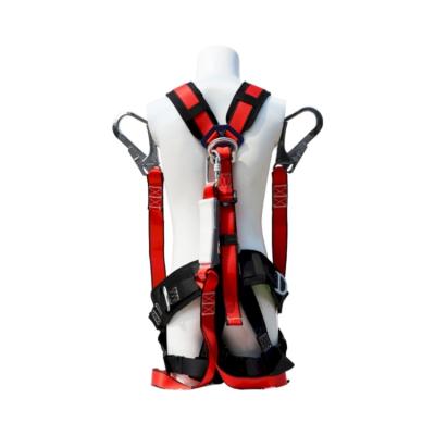 Κίνα Front And Dorsal Hot Style Hot D-rings Style Factory Sales Polyester Tenacity Tops Full Body Safety Harness With Lanyard προς πώληση