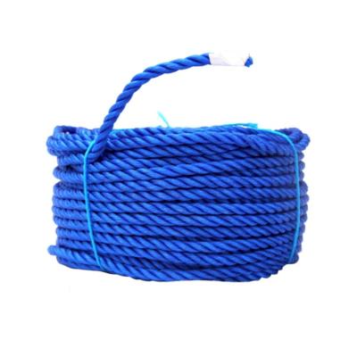 China China supplier direct selling durable goods and 3 strand waterproof pe plastic rope for sale