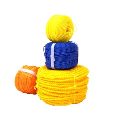 China Hot sale factory supply professional durable and high tenacity pe color twine for packing à venda