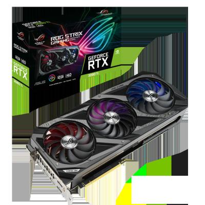 China New Original VGA RTX 3080ti LHR Desktop Graphics Card For ASUS ROG STRIX GeForce RTX 3080 Ti O12G GAME Video Card for sale