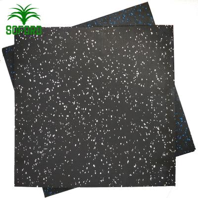 China Environmentally Friendly High density heavy duty area rubber paver mat for gym for sale