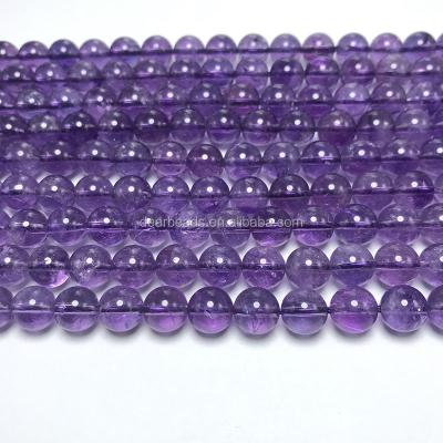 China For DIY Jewelry Making 6mm 8mm 10mm Factory Wholesale Cheap AAA High Quality Natural Amethyst Beads For DIY Jewelry Making for sale