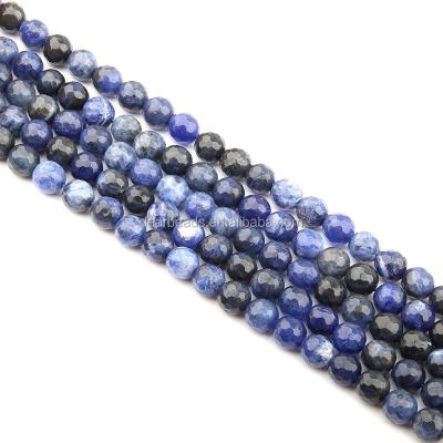 China Matte Authentic Sodalite Healing Beads Trendy Polished Strand , Sodalite Beads Gemstone For Jewelry Making 4mm 6mm 8mm 10mm 12mm for sale