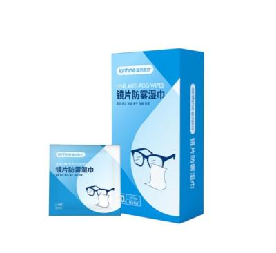 China Wet And Damp Strong Monolithic Convenient Lens Fog Paper Wrapping Wipes for sale