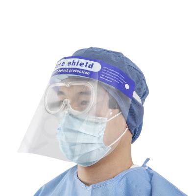 China Clear Anti Fog Pet Protective Adults Doctor Face Shield Protective Mask for sale