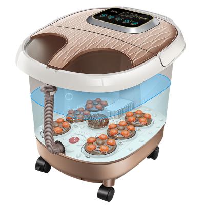 China Electric Bubble Foot Tub Foot Spa Electric Massager Heat Surfing Basin Massage Machine for sale