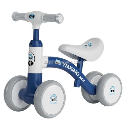 China 2023 Raw Wholesale Cheap Price Kids Mini Materials PP Packing Four Wheel Balance Bike For 1-3 Years for sale