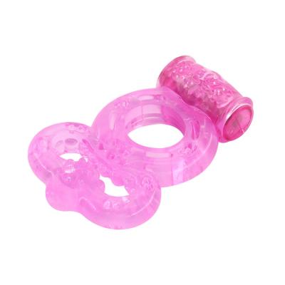 China Powerful Vibrating Rubber Penis G Rings Single Vibration Female Spot Stimulate Stretchy Cock Ring Massager Sex Toys For Men Cheap Adult Products for sale