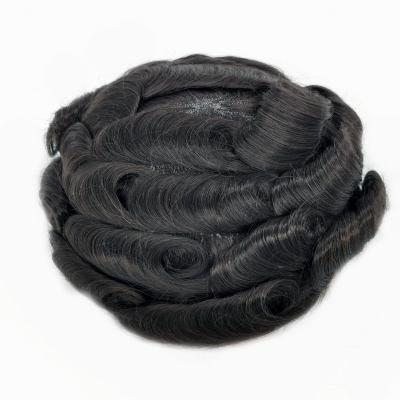 China Straight Ultra Air Lace All Swiss Lace Hair Replacement Hairpiece In Stock for sale