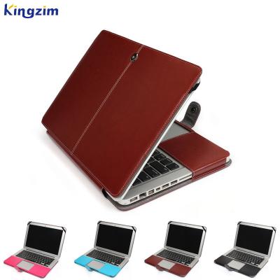 China Dustproof For Macbook Pro Retina 15 PU Skin Case Leather Cover, Hard Shell Laptop Case For Macbook 15 Laptop Case for sale