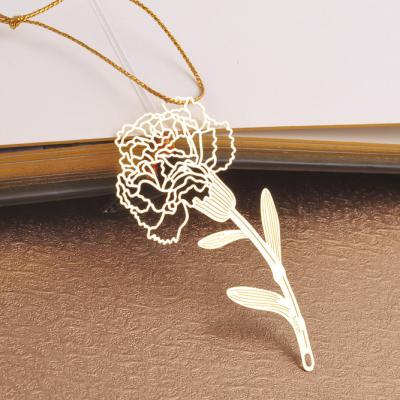 China Wholesale Europe Guest Book Mark High Quality Custom Snowflake Metal Bookmarks For Books for sale