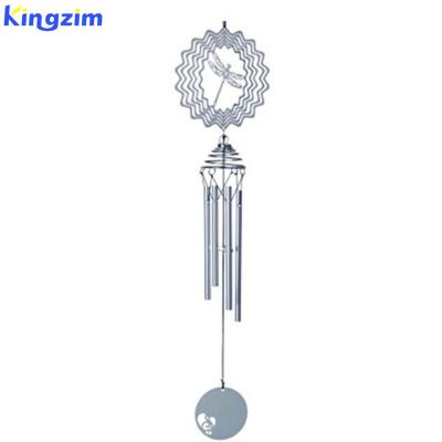 China Christmas Tree Topper Star With Base Led Light Chinese Factories Customize Garden Decoration Spinner Metal Hanging Wind Chimes for sale