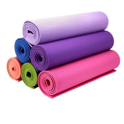 China Yoga Erercise Stretching Yoga Mat Eco-friendly Organic Custom PVC Yoga Mat Foldable Yoga Mat One Products Fitness Anti Slip 6mm for sale