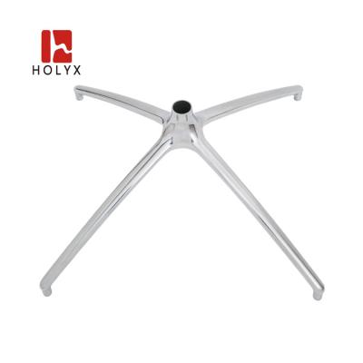 China Modern Made In Modern Furniture Metal China Office Chair Leg Part Base Four Star Swivel Base for sale