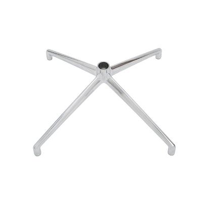 China Easy Installation Furniture Accessories Parts Office Chair Components Aluminum Swivel Chair Base for sale