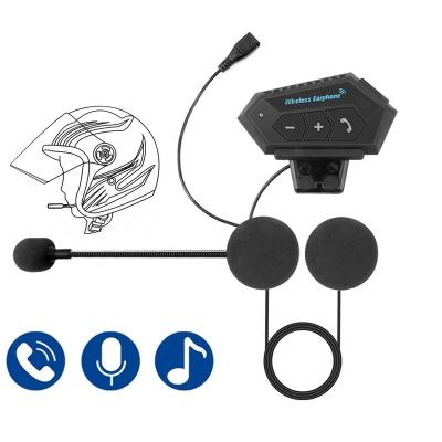 China Motorcycle Helmet BT Headset Earphone Microphones Support Handsfree Calling Answer Rejecting Wireless MP3 Speaker Audio Receiver MH12 for sale