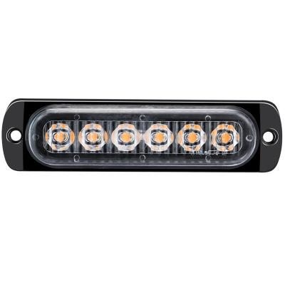 China 6LED Car Strobe Warning Light Grill Emergency Light Car Truck Trailer Beacon Lamp LED Side Turn Signal Light For Cars 12V XVZ1300TFM Royal Midnight Star Enterprise for sale