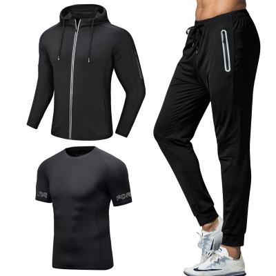 China Logo New Design Quick Dry Breathable Custom Gym Clothes Adjustable Men Tracksuit Sport Outdoor Running Training Wear for sale