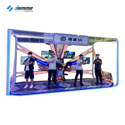 China 2021 Latest 9D VR 4 Players Virtual Reality Music Indoor Sport Shooting Adult Kids Games Other Amusement Park Products for sale