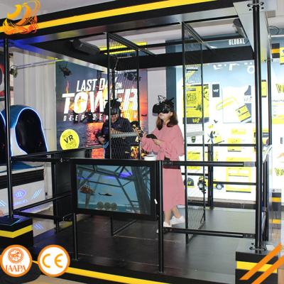 China 9d mall game machine amusement park products vr tank 9d reality vr shooting game new for sale