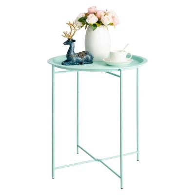 China Modern White Metal Plant Stand Around Accent Table for sale