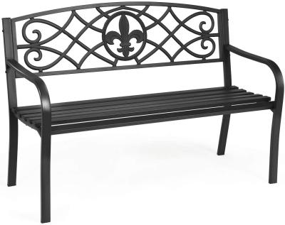 China Factory Direct Sales Outdoor Metal Set Outdoor Furniture Cast Iron And Wooden Garden Bench for sale