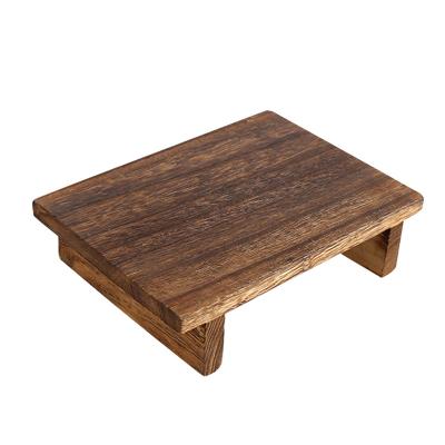 China Modern Vintage Mini Get Up Anti Slip Step Stools Bedroom Bathroom Living Room Wooden Kitchen For Adults Kids Paulownia Wood High Density for sale