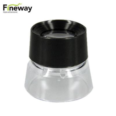 China FW17136 Mini Size Cylinder Single Eye Mini Magnifier 10X Magnifier For Printing for sale