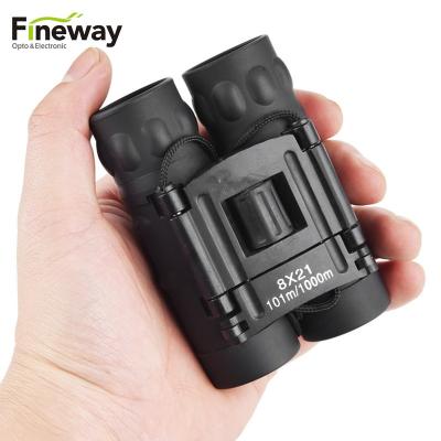 China FW-D0821T Portable Promotional Gifts Compact Outdoor Bird Watching Pocket Folding 8x21 Binoculars for sale