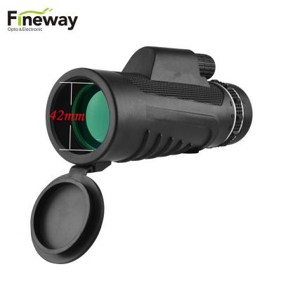 China Telescope FW-M1042J 10X42 Mobile Monocular Telescope For Large Adult Mobile Telescope Monocular For Smartphone for sale