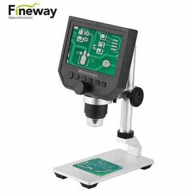 China FW-G600M Portable Digital LCD Display Microscope For Mobile Phone Maintenance QC Industrial Collection Inspection for sale