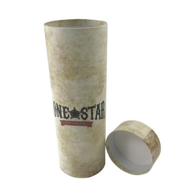 China Recycled Materials Customized Cylinder Cardboard Round Tube Paper Boxes Packaging Newspapers Delivery Tour Box Packaging for sale