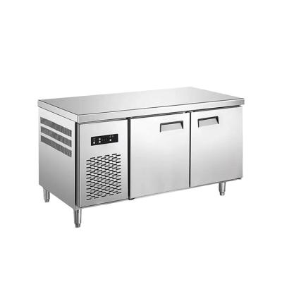 China High Quality Single-temperature Stainless Steel Work Table Fridge Refrigerator / Workbench Freezer With Drawers for sale