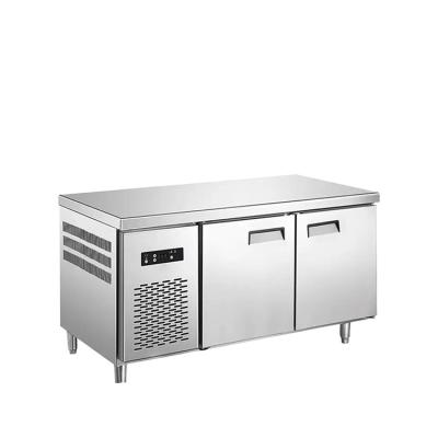 China Single-temperature Refrigeration Equipment Stainless Steel Undercounter Refrigerator Workbench Workbench Chiller Freezer for sale