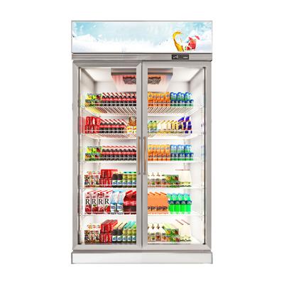 China Single-Temperature Commercial Glass Door Fridge Beverage Cooler for sale