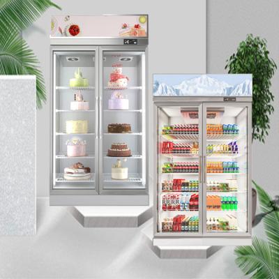 China Industrial Refrigerator Single-temperature Beverage Freezer Beverage Cooler Beer Display Fridge For Bar for sale