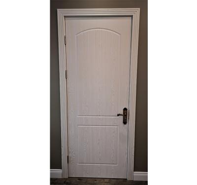 China Cheap Price Moisture Proof Interiores WPC Puertas Simple Wood Door Design for sale