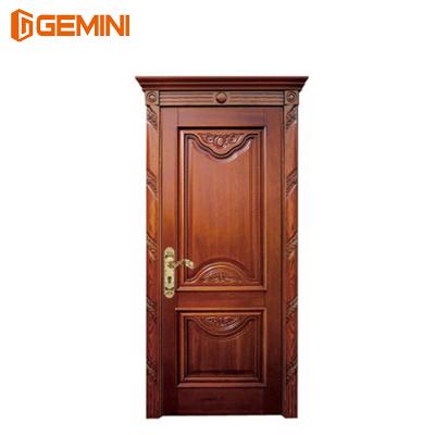 China China Supplier Front Door Interior Door Luxury Solid Wood Swing Modern Design for sale